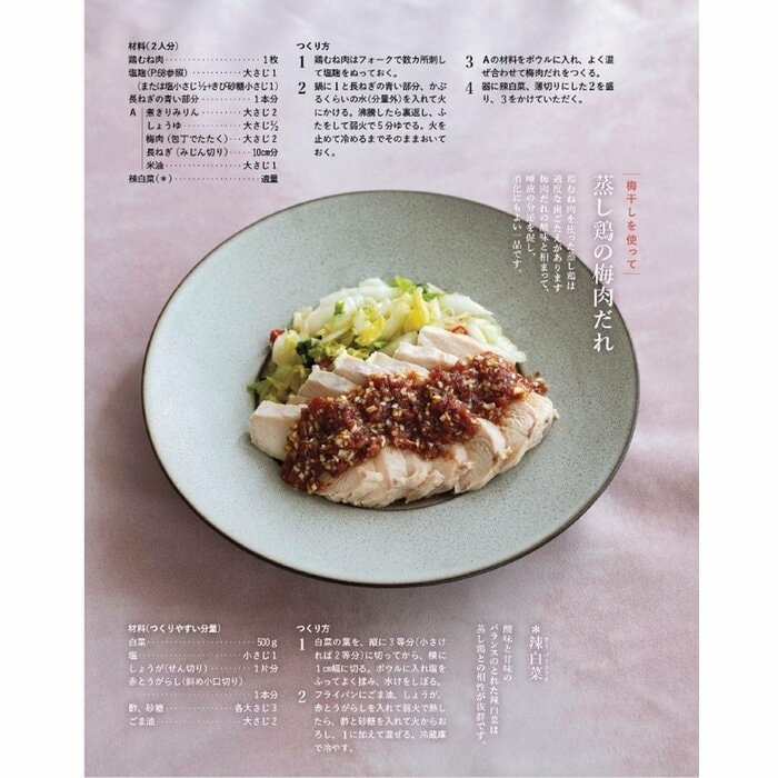 『別冊天然生活　真藤舞衣子さん　梅仕事と四季の保存食』から抜粋