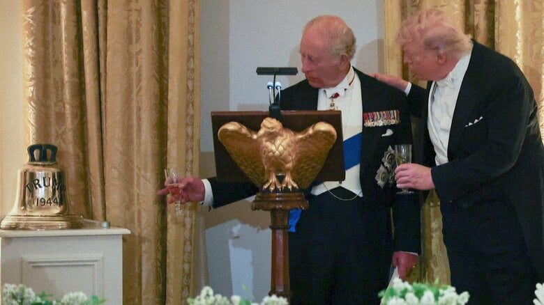 米英戦争やチャーチルのエピソード披露　チャールズ国王がアメリカでの晩餐会で歴史観とユーモアあふれるスピーチ｜FNNプライムオンライン
