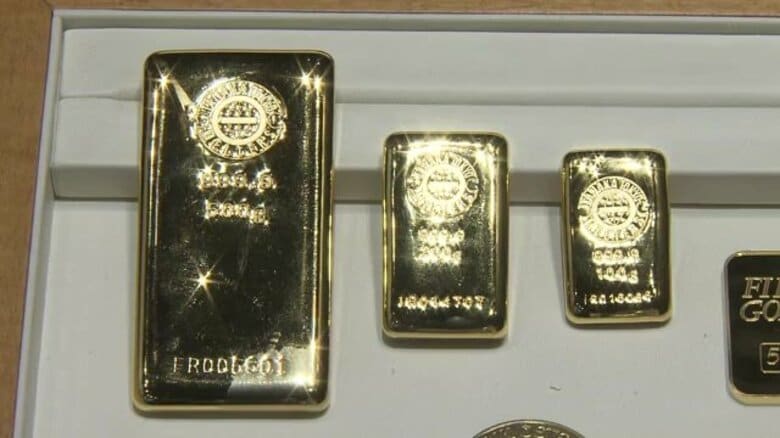 3万円突破の金価格　貴金属店では購入が売却の4倍に　今後は…「大きな値崩れ絶対ない」　ブームに“つけ込む”詐欺も…｜FNNプライムオンライン