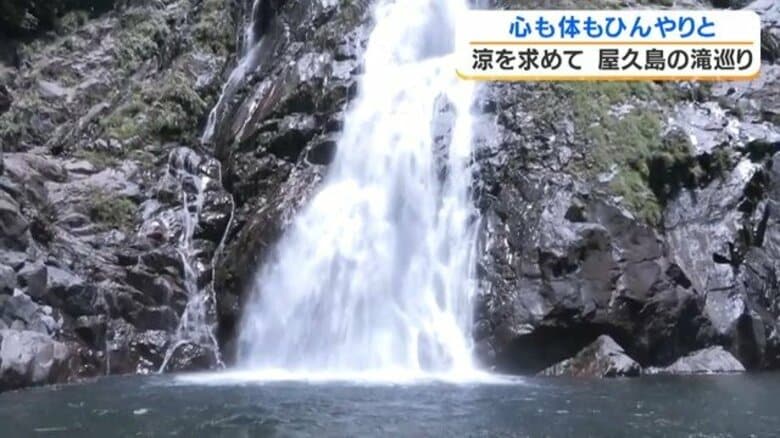 「ひと月に35日雨が降る島」屋久島　絶景の滝４選で真夏の涼を体感｜FNNプライムオンライン
