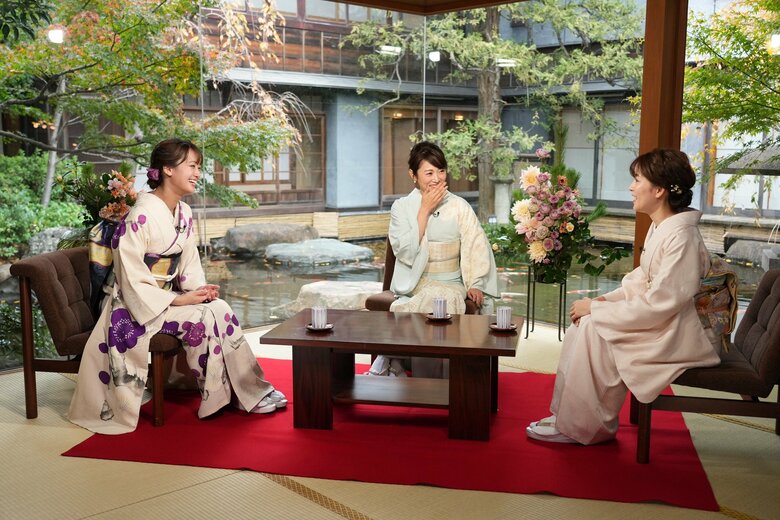 井上清華、高島彩、中野美奈子