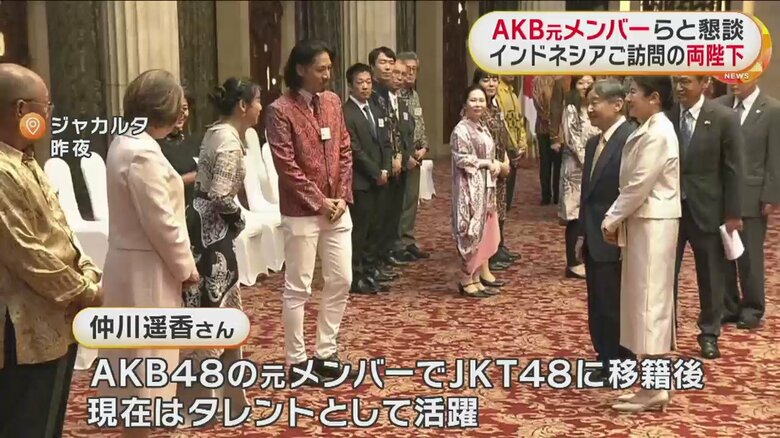 青年海外協力隊員など、現地在住の日本人と交流