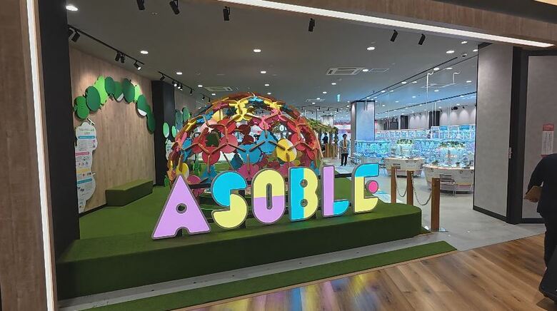 3階に入る県内初出店のアミューズメント施設