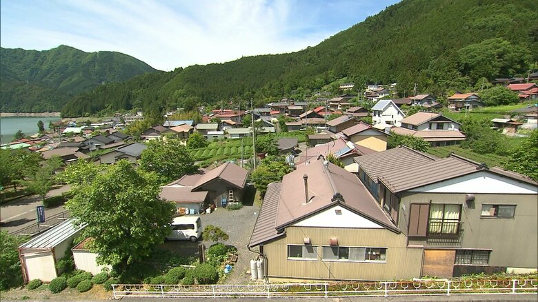 リニア工事で交通量増加が予想される静岡市井川地区