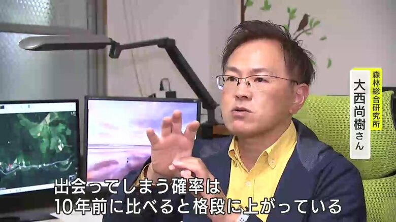 森林総合研究所の大西尚樹さん