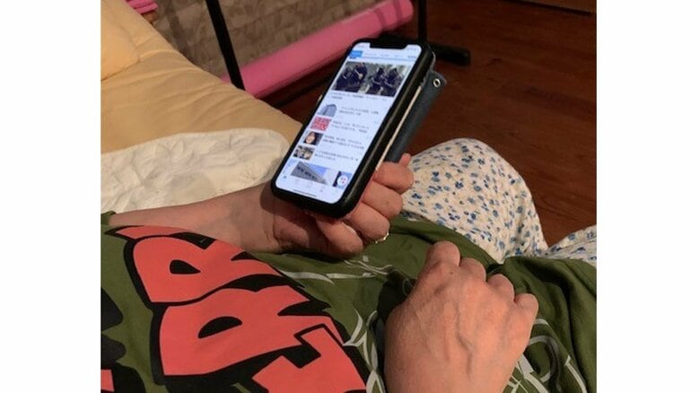 両手持ちやカバー着用が望ましい（提供：田中医師）