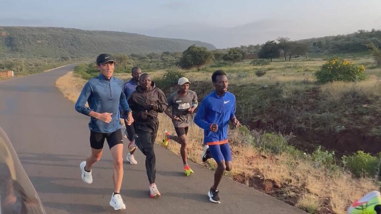 ケニア合宿を行った服部選手