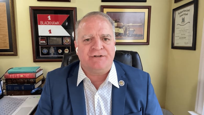 元米陸軍中佐ダニエル・デイビス氏　2006年と2011年の2度にわたってアフガニスタンに駐留
(2022年8月1６日)