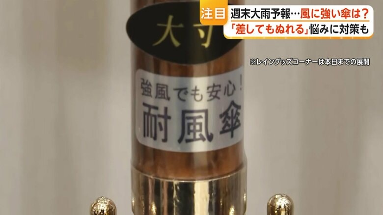 人気の「耐風傘」