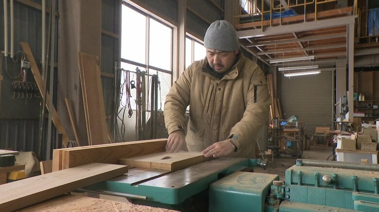 木工職人の福江翔太さん