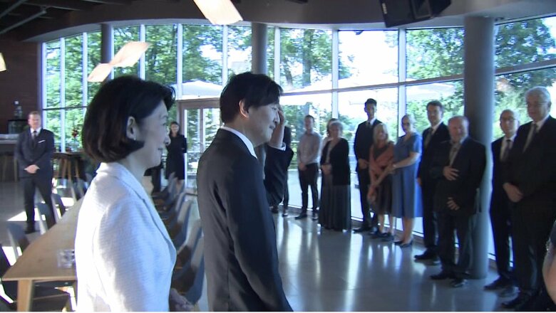 ポーランドの日本美術技術博物館を訪問された秋篠宮ご夫妻　2019年6月