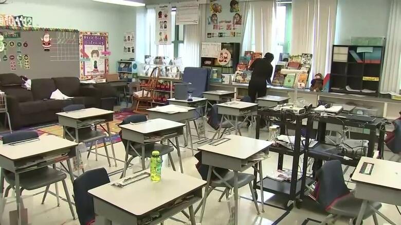 教職員組合と市が対立し、休校となったシカゴの学校