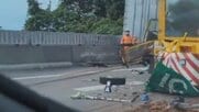 【続報】北陸道の2人死亡事故、酒気帯び運転容疑で逮捕のトラック運転手「酔っていなかった」と一部否認　基準値超えるアルコール検出