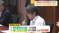 ダム貯水率34.4％まで低下…佐賀で取水制限始まる「県民生活に影響なし」【佐賀県】