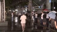 帰宅時間の駅前に長い行列　帰宅困難者へ県庁の多目的ホールなど開放　千葉に大雨・土砂災害特別警報