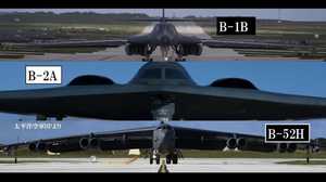 アンダーセン基地に3機種の戦略爆撃機が揃い踏み