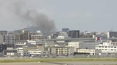 【速報】現場付近から黒煙上がる　福岡市博多区の住宅で火事　消防が出動中