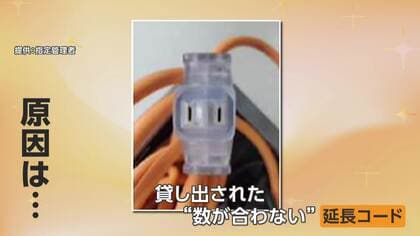 体育館で10代男性が感電　バスケゴールの“3ピン”電源プラグに“2つ穴”の延長コードつなぐ　施設側が貸し出し　北九州市