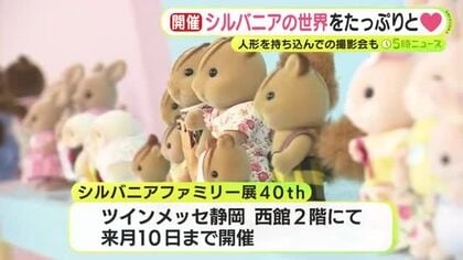 シルバニアファミリーの発売40周年を記念　世界観をたっぷりと　人形を持ち込んでの撮影会も