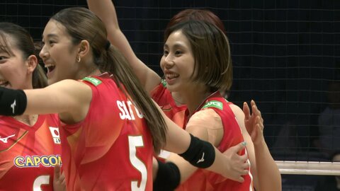 【速報】第1セットは日本が25対14で台湾から先取　和田由紀子が決定率100％でサービスエース2本の大活躍　【バレーボールアジア選手権】