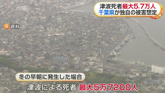 千葉県が公表した巨大地震の新たな被害想定