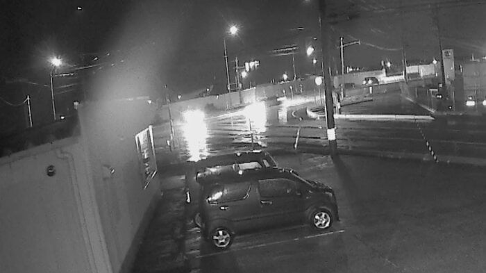 現場近くの防犯カメラ（7日）