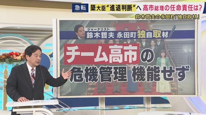 「チーム高市」の危機管理体制