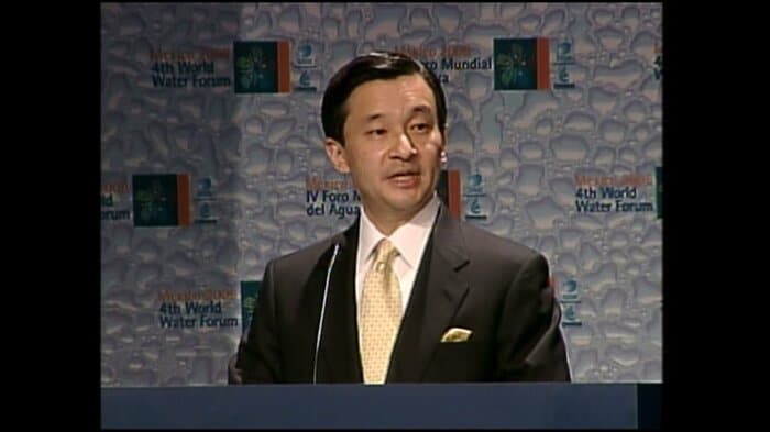 「世界水フォーラム」で基調講演に臨まれる皇太子さま