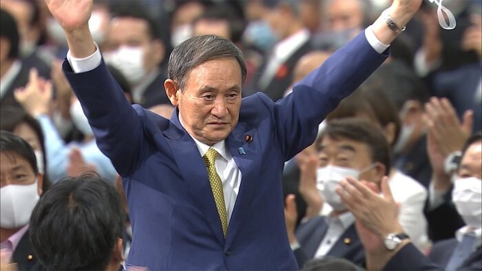 総裁選出の時 この表情