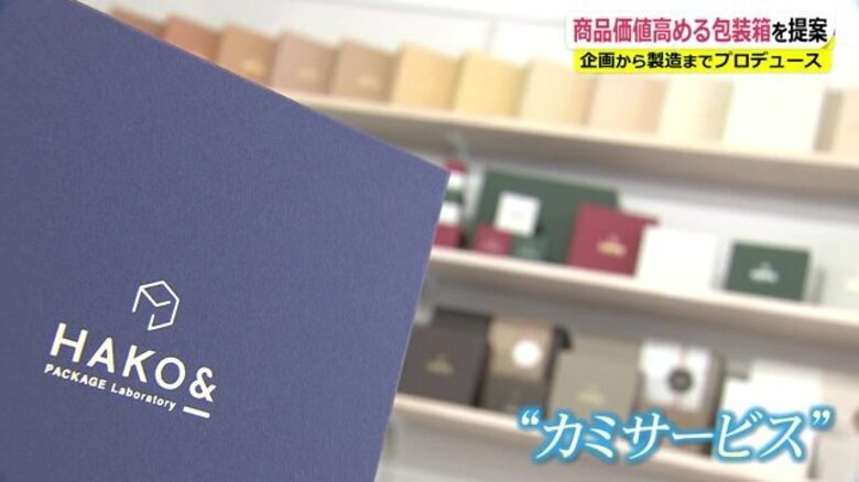 紙の包装箱で“神サービス”　商品価値を高める紙のプロ集団　商談中にサンプル完成も【福井発】｜FNNプライムオンライン