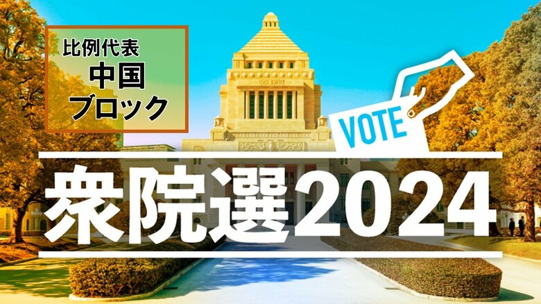 【衆議院総選挙・開票結果】比例代表・中国ブロック　当選一覧｜FNNプライムオンライン