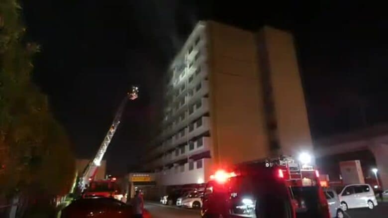 【速報】浜松マンション火災　死亡したのは火元の部屋に住む61歳男性　死因は一酸化炭素中毒と判明｜FNNプライムオンライン