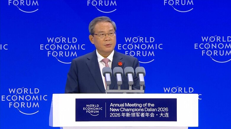 中国・李強首相“技術革新が中国経済の発展を支えた”　中国への投資や協力呼びかけ　夏季ダボス会議で演説｜FNNプライムオンライン