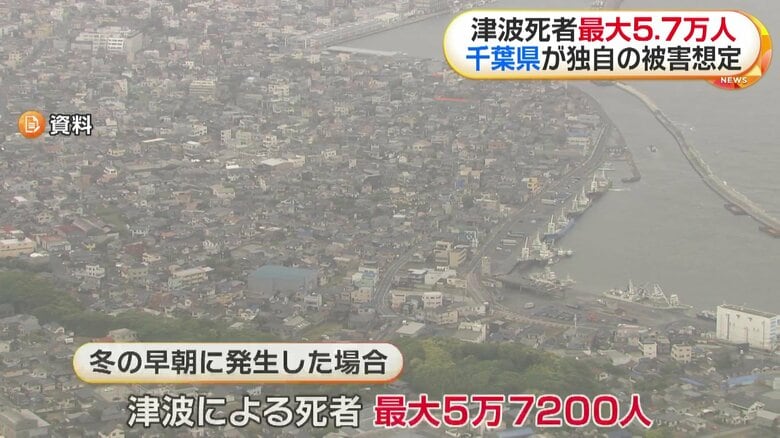 千葉県が公表した巨大地震の新たな被害想定