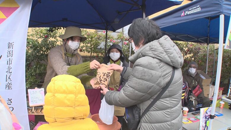 お客さんと交流