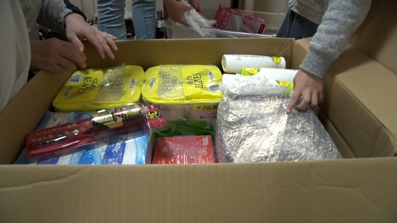 東京都から届いた支援物資