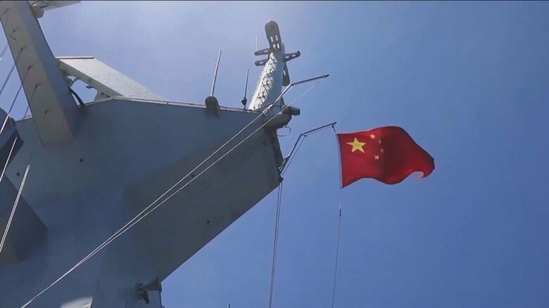 中国軍の演習（2022年8月）