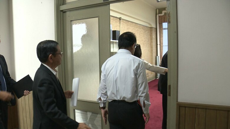 自民改革会議所属議員への報告（10月5日）