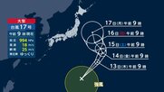 【台風情報】台風17号最新進路予想　17日にも本州に接近か　予想しづらい高気圧の「ガードレール」　お盆明けも天気急変に注意
