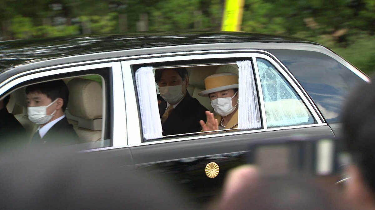 国民文化祭にあわせ25年ぶりに天皇皇后両陛下そろっての石川訪問 沿道