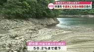 ダム貯水率 今週末にも40％割り込む見通しで中津市では取水制限へ　貸しボート休止の可能性も　大分