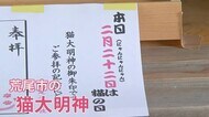 なんと宝くじが当たった!ご利益に期待も 猫の幸せを願う『猫大明神』(熊本)