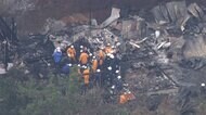 住宅など全焼 3人の遺体 高齢夫婦と息子が不明 福島・白河市