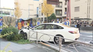 【速報】盗難車ひき逃げで歩行者ら11人死傷　逃走した“運転手”の37歳男を逮捕　東京・…