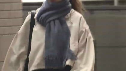 朝倉市・添田町で6.8℃　福岡県内の広い範囲で今シーズン一番の冷え込み　福岡市では厚めのコートやマフラー姿も