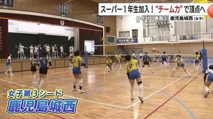 【めざせ！春高】〈2〉第3シード　女子・鹿児島城西「スーパー1年生加入！”チーム力”で頂点へ」