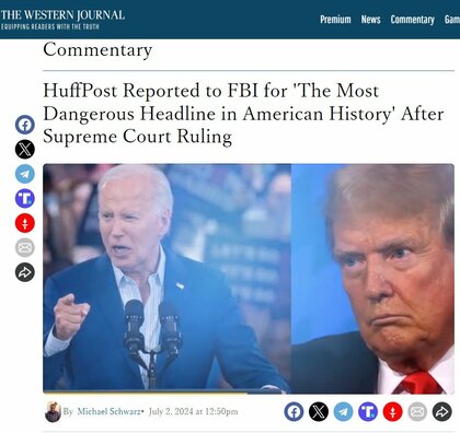 「ウエスタン・ジャーナル」2日の記事より