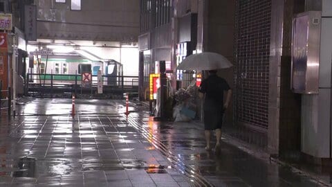 広範囲で大雨続く　首都圏に線状降水帯の恐れ