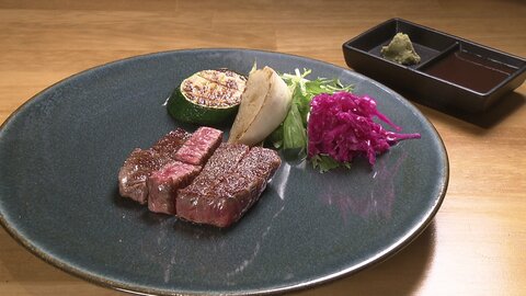 鉄板の上で響く“おいしい音色”～岩手水沢牛のとろける旨味と短角牛の奥深い味わい　岩手県盛岡市