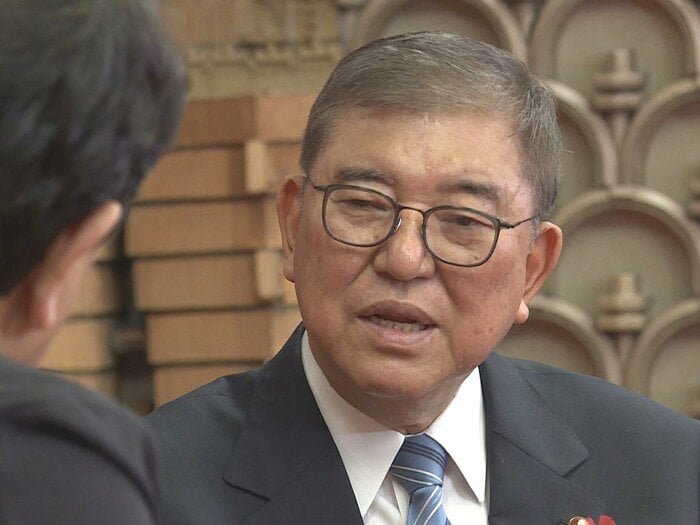 東海テレビの単独インタビューに応じた石破総理大臣 2025年10月11日
